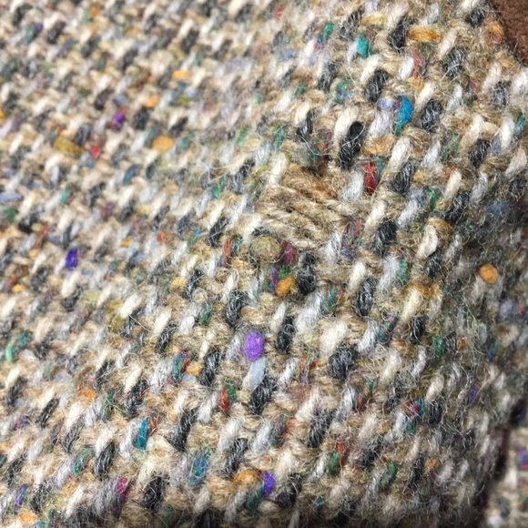 VINTAGE WOOL DONEGAL TWEED JACKETS SIZE L - Picture 8 of 10